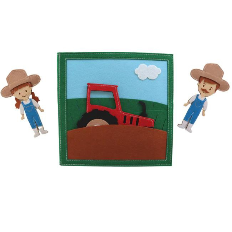 Silent book “The farm” From 2 to 5 years old HABI KIDS