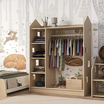 Armoire penderie Montessori Busykids