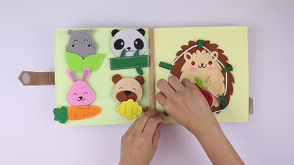 Silent book “Animals” From 2 to 5 years old HABI KIDS