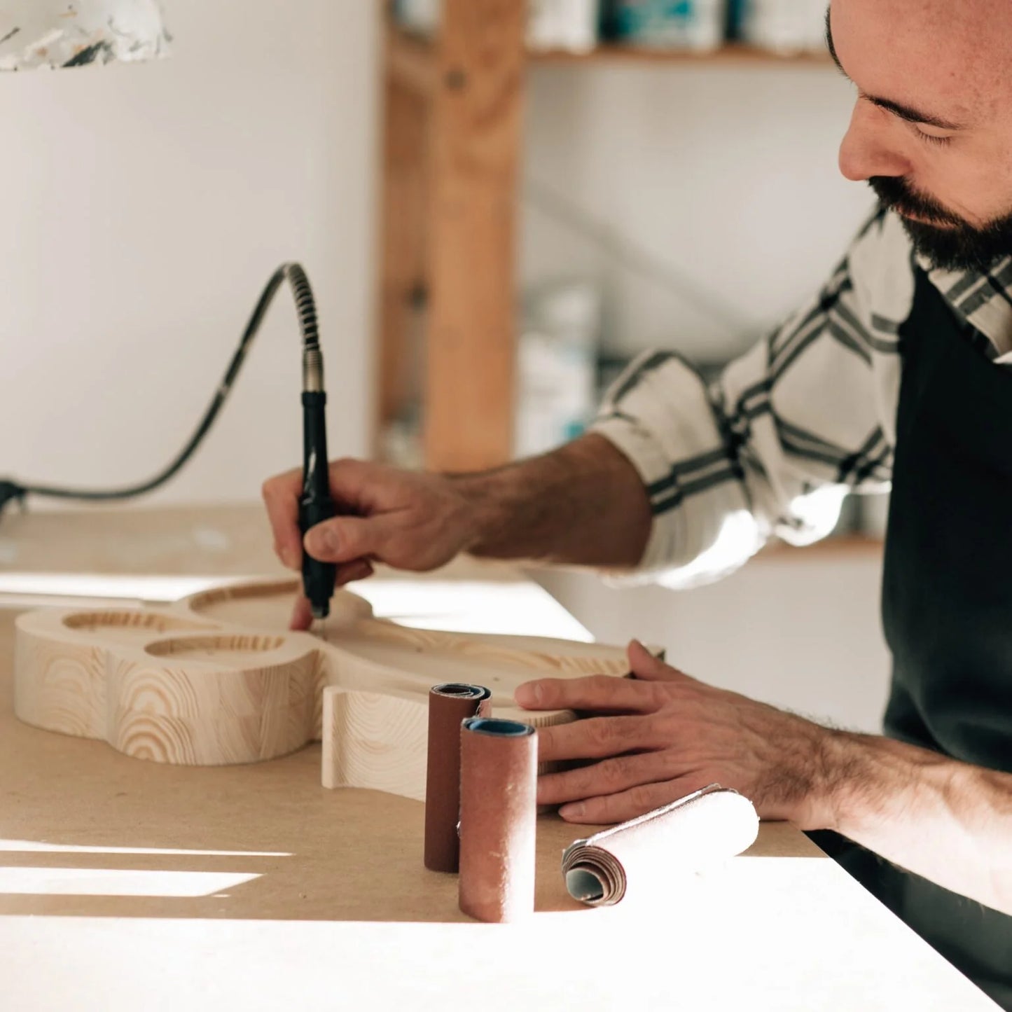 ROOMGAGA wooden bird lamp