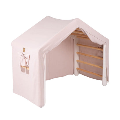 Maison d'escalade + tente rose MEOWBABY