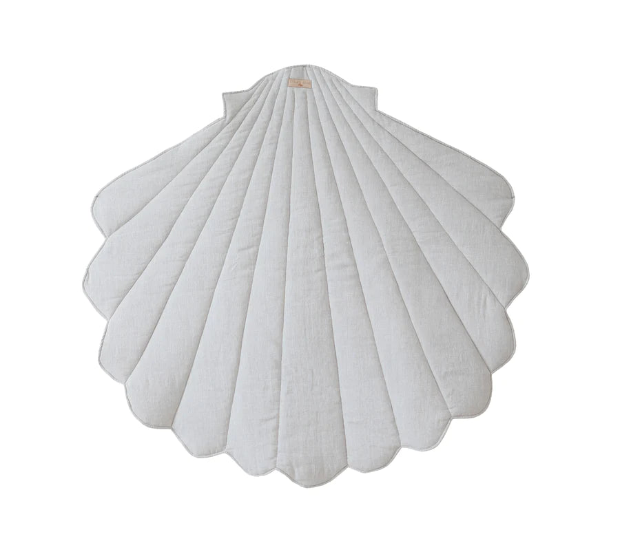 “Shell” linen rug MOI MILI